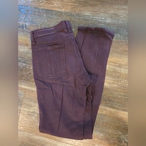Rag & Bone Wine Colored Skinny Jeans, Size 28